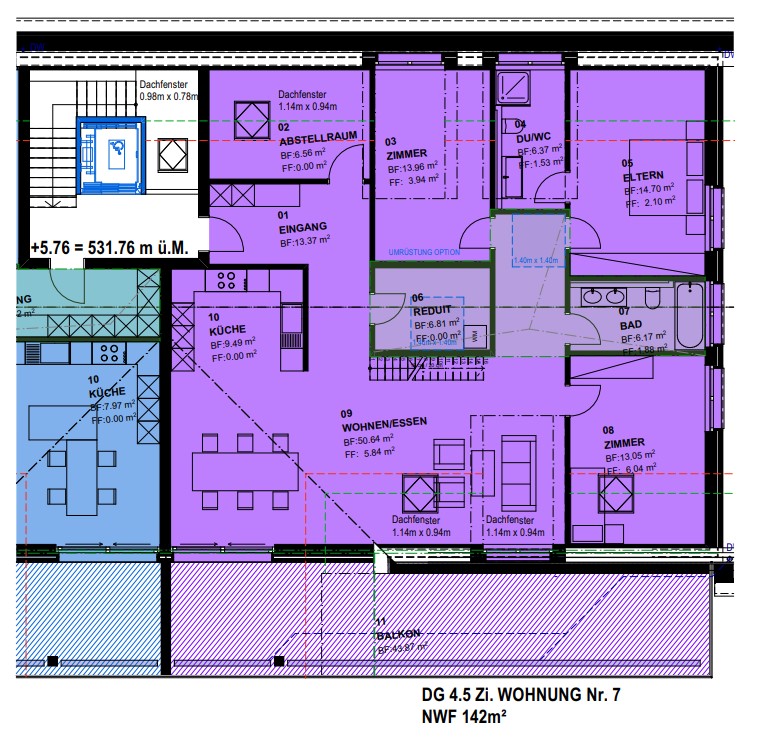 Wohnung DG 5.5 rechts